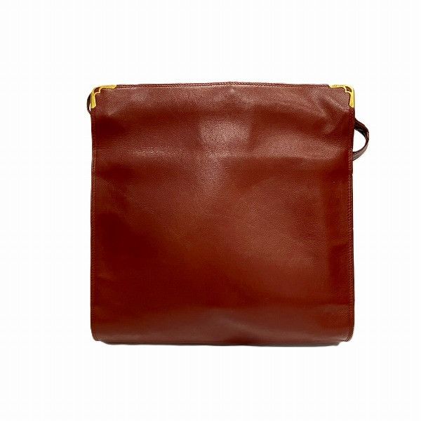 Cartier Cartier Cartier Must Line Leather Bordeaux Shoulder Bag Leather Crossbody Bag in Fair Condition Size ONE SIZE - 2 Thumbnail