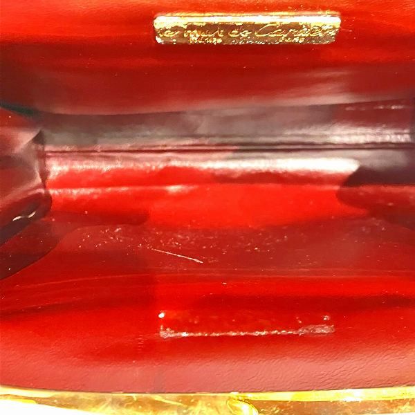 Cartier Cartier Cartier Must Line Leather Bordeaux Shoulder Bag Leather Crossbody Bag in Fair Condition Size ONE SIZE - 6 Thumbnail