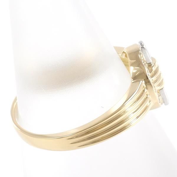 Other PT850 Platinum K18 Yellow Gold Diamond Ring 10.5 Metal Ring 