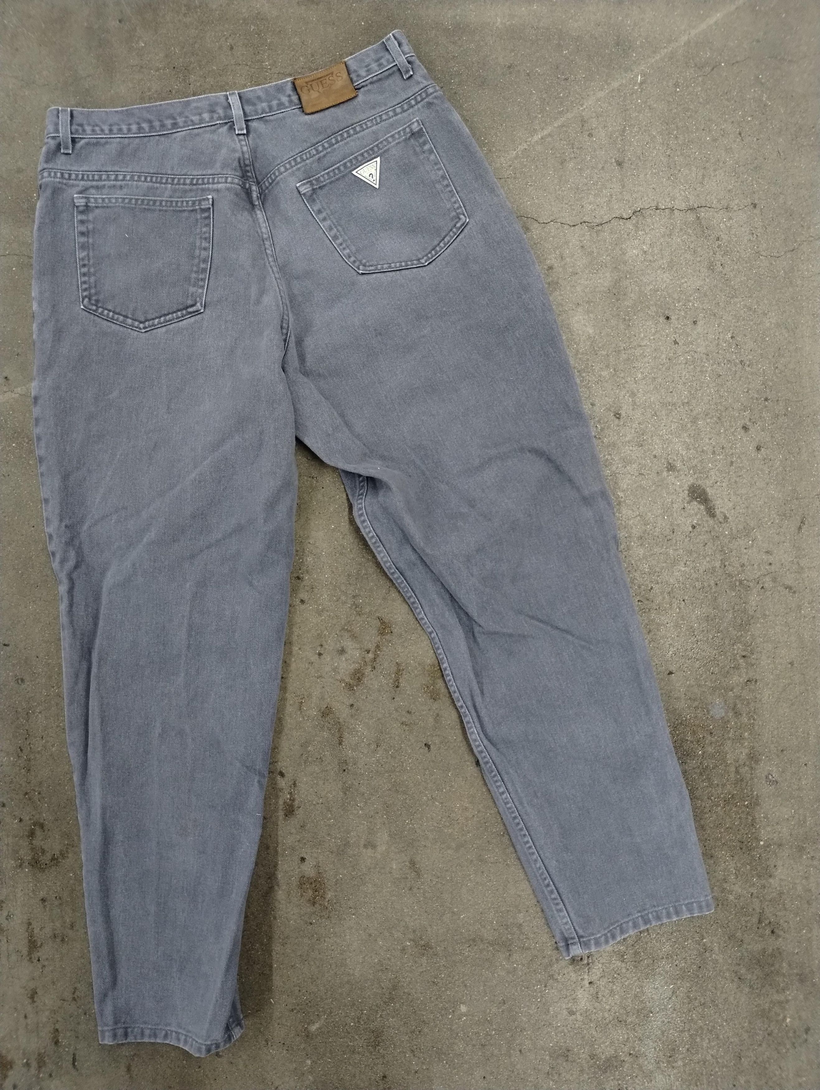 Guess × Jean × Vintage Vintage Guess USA Gray Denim 38x34 Size US 37 - 5 Thumbnail