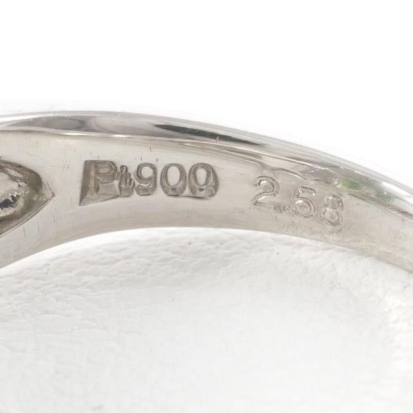 Other Other PT900 Platinum Ring with Green Tourmaline and Diamonds, Size 17 Metal Ring in Great Condition Size ONE SIZE - 8 Thumbnail