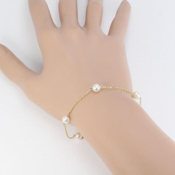 Other Other K18 Yellow Gold Pearl Bracelet 18cm Metal Bracelet in Great Condition Size ONE SIZE - 3 Thumbnail