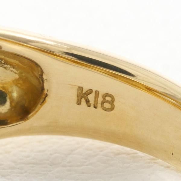 Other Other K18 Yellow Gold Pearl Ring 12.5 Metal Ring in Great Condition Size ONE SIZE - 8 Thumbnail