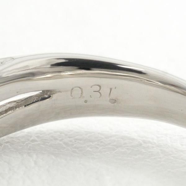 Other Other PT900 Platinum Diamond Ring 11.5 Size Metal Ring in Great Condition Size ONE SIZE - 9 Thumbnail