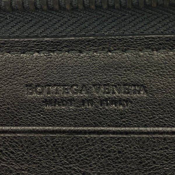 Bottega Veneta Bottega Veneta Bottega Veneta Lambskin Intrecciato Zip-Around Wallet Leather Long Wallet B03852204S in Great Condition Size ONE SIZE - 4 Thumbnail