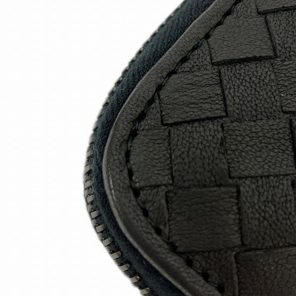 Bottega Veneta Bottega Veneta Bottega Veneta Lambskin Intrecciato Zip-Around Wallet Leather Long Wallet B03852204S in Great Condition Size ONE SIZE - 9 Thumbnail