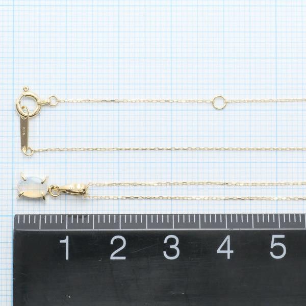 Other Other K18 Yellow Gold Opal Necklace 40cm Metal Necklace in Excellent Condition Size ONE SIZE - 6 Thumbnail