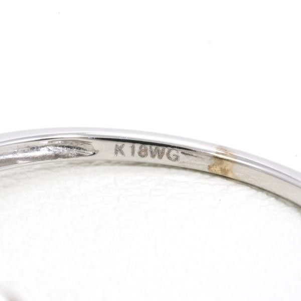 Other Other K18 White Gold Diamond Ring 19 Metal Ring in Excellent Condition Size ONE SIZE - 6 Thumbnail