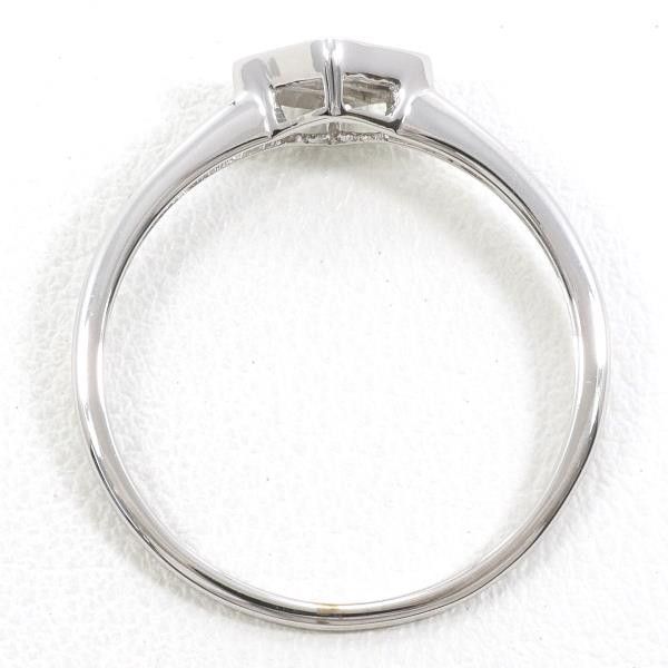 Other Other K18 White Gold Diamond Ring 19 Metal Ring in Excellent Condition Size ONE SIZE - 2 Thumbnail