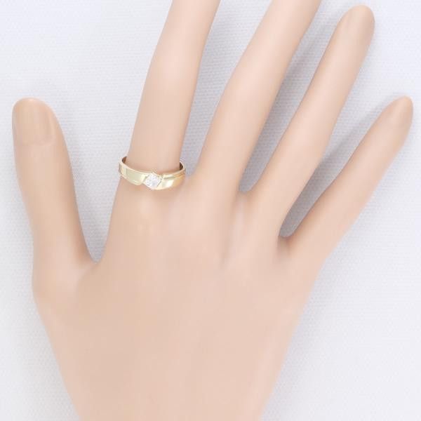 Other Other K14 Yellow Gold Zircon Ring Size 16 Metal Ring in Great Condition Size ONE SIZE - 6 Thumbnail