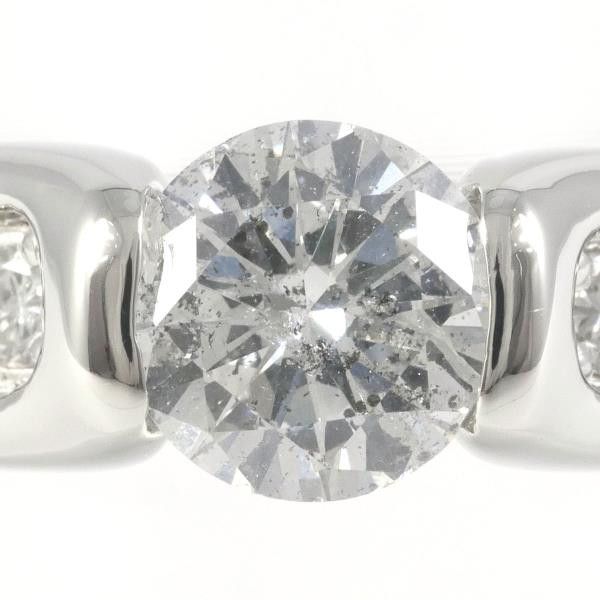 Other PT900 Platinum Diamond Ring 13.5 Size Metal Ring in Great Condition