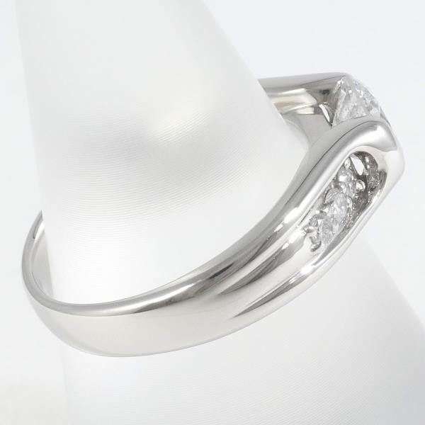 Other PT900 Platinum Diamond Ring 13.5 Size Metal Ring in Great Condition