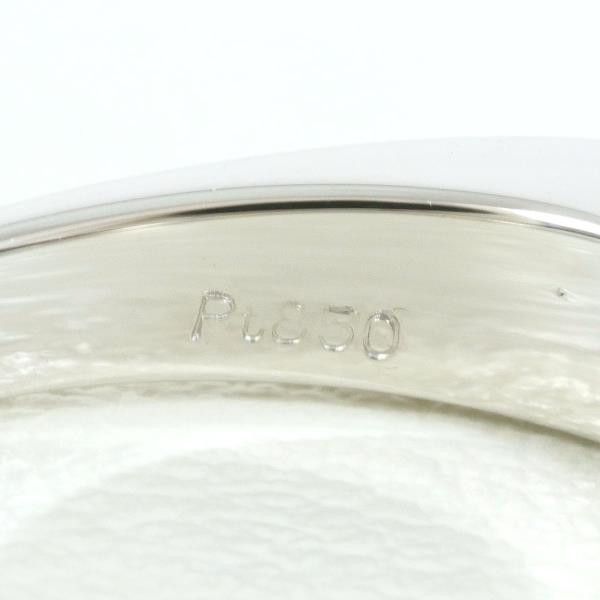 Other Other PT850 Platinum Diamond Ring Size 14.5 Metal Ring in Great Condition Size ONE SIZE - 6 Thumbnail