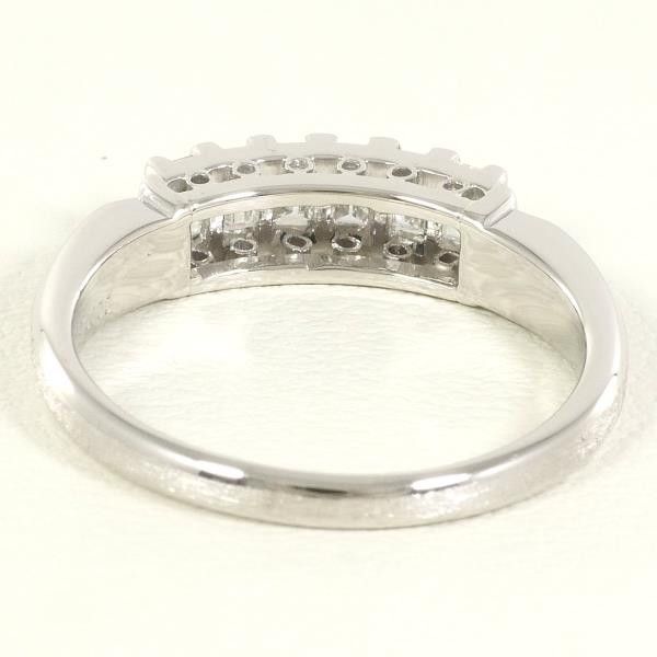 Other Other PT850 Platinum Diamond Ring Size 14.5 Metal Ring in Great Condition Size ONE SIZE - 4 Thumbnail