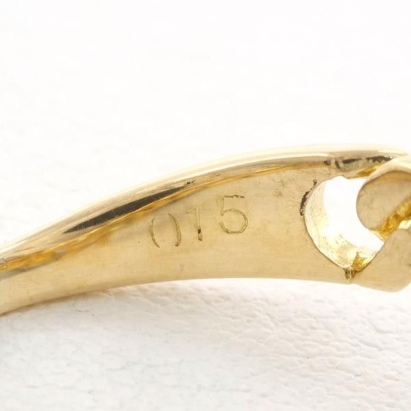 Other Other K18 Yellow Gold Diamond Ring Size 9 Metal Ring in Excellent Condition Size ONE SIZE - 7 Thumbnail
