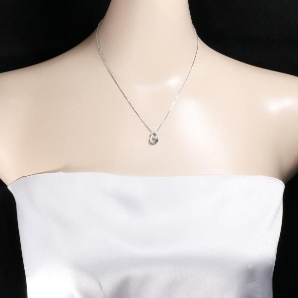 Other LuxUness PT900 Platinum PT850 Necklace Diamond 0.31ct Metal Necklace in Pristine Condition Size ONE SIZE - 3 Thumbnail