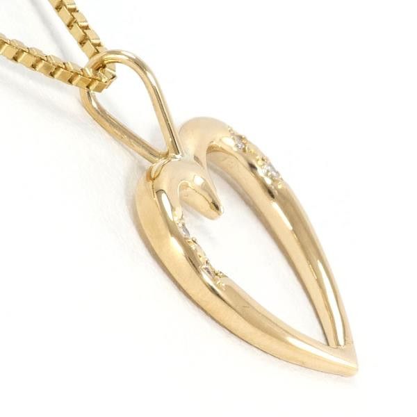 Other Other K18 Yellow Gold Diamond Necklace 40cm Metal Necklace in Great Condition Size ONE SIZE - 2 Thumbnail