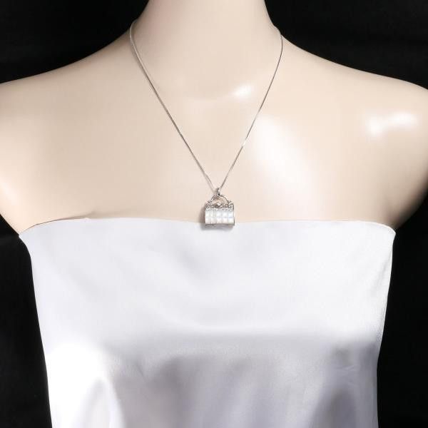 Other Other K18 White Gold Diamond Necklace 45cm Metal Necklace in Great Condition Size ONE SIZE - 3 Thumbnail