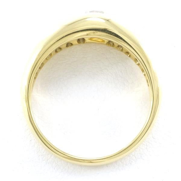 Other Other K18 Yellow Gold Diamond Ring 12 Size 0.55ct SI2 Metal Ring in Great Condition Size ONE SIZE - 3 Thumbnail