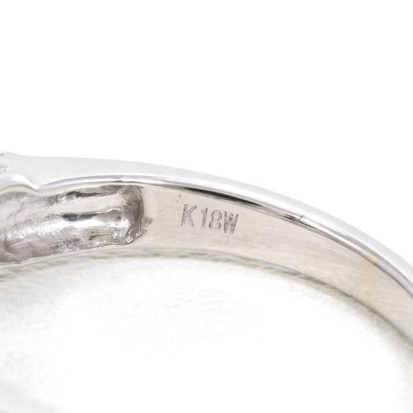 Other LuxUness K18 White Gold Diamond Ring 11 Metal Ring Size ONE SIZE - 6 Thumbnail