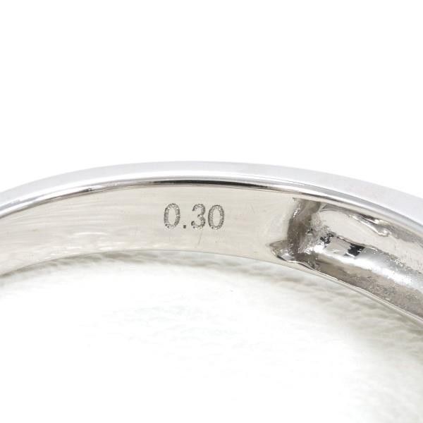 Other LuxUness K18 White Gold Diamond Ring 11 Metal Ring Size ONE SIZE - 7 Thumbnail