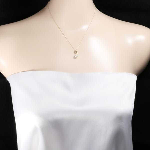 Other Other K18 Yellow Gold Pearl Necklace 40cm Metal Necklace in Great Condition Size ONE SIZE - 3 Thumbnail