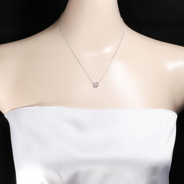 Other Other PT900 Platinum PT850 Necklace with Diamond 0.08ct, 41cm Metal Necklace in Great Condition Size ONE SIZE - 3 Thumbnail