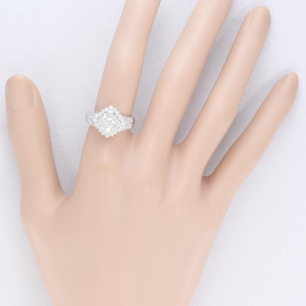 Other Other PT850 Platinum Diamond Ring 11 Size 1.01ct Metal Ring in Great Condition Size ONE SIZE - 4 Thumbnail