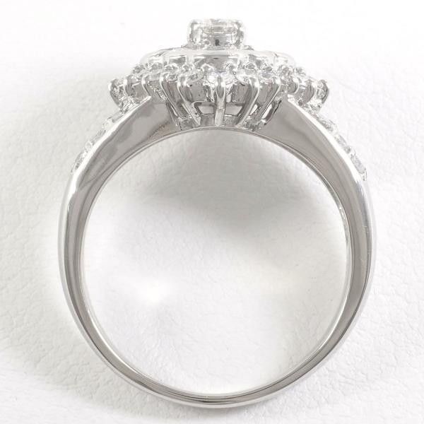 Other Other PT850 Platinum Diamond Ring 11 Size 1.01ct Metal Ring in Great Condition Size ONE SIZE - 3 Thumbnail