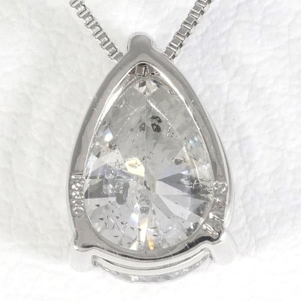 Other Other PT900 Platinum PT850 Diamond Necklace 42cm Metal Necklace in Great Condition Size ONE SIZE - 4 Thumbnail