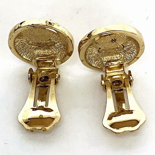 Dior Dior Dior Logo Earrings for Women, 1.4cm Clip-On Metal Earrings in Great Condition Size ONE SIZE - 4 Thumbnail