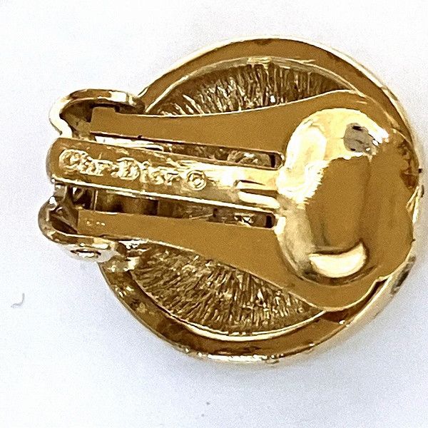 Dior Dior Dior Logo Earrings for Women, 1.4cm Clip-On Metal Earrings in Great Condition Size ONE SIZE - 8 Thumbnail