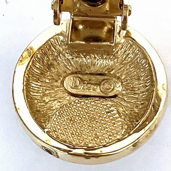 Dior Dior Dior Logo Earrings for Women, 1.4cm Clip-On Metal Earrings in Great Condition Size ONE SIZE - 5 Thumbnail