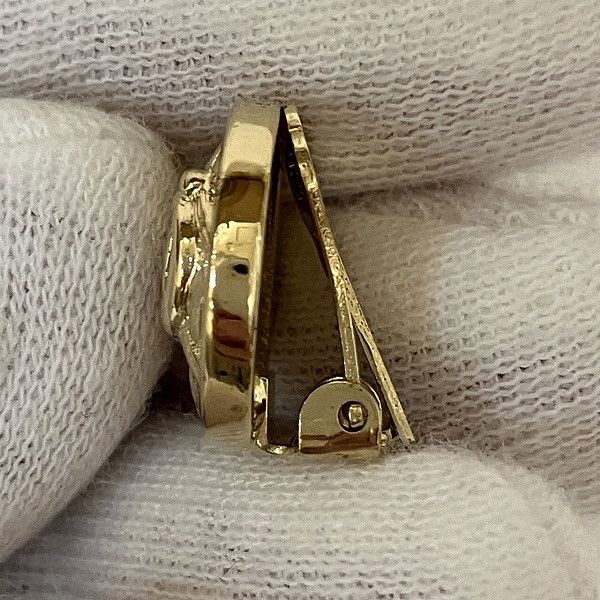 Dior Dior Dior Logo Earrings for Women, 1.4cm Clip-On Metal Earrings in Great Condition Size ONE SIZE - 2 Thumbnail