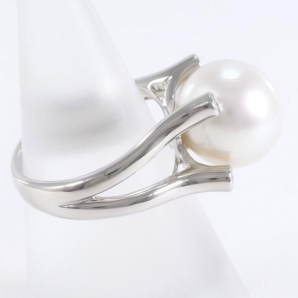 Other PT900 Platinum Ring 10.5 South Sea Pearl 12mm Diamond 0.09ct Metal Ring in Great Condition