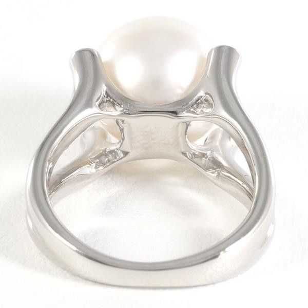 Other PT900 Platinum Ring 10.5 South Sea Pearl 12mm Diamond 0.09ct Metal Ring in Great Condition