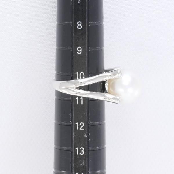 Other PT900 Platinum Ring 10.5 South Sea Pearl 12mm Diamond 0.09ct Metal Ring in Great Condition