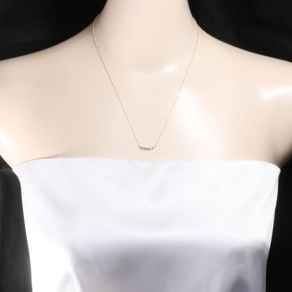 Other Other K18 Yellow Gold Diamond Necklace 45cm Metal Necklace in Great Condition Size ONE SIZE - 3 Thumbnail