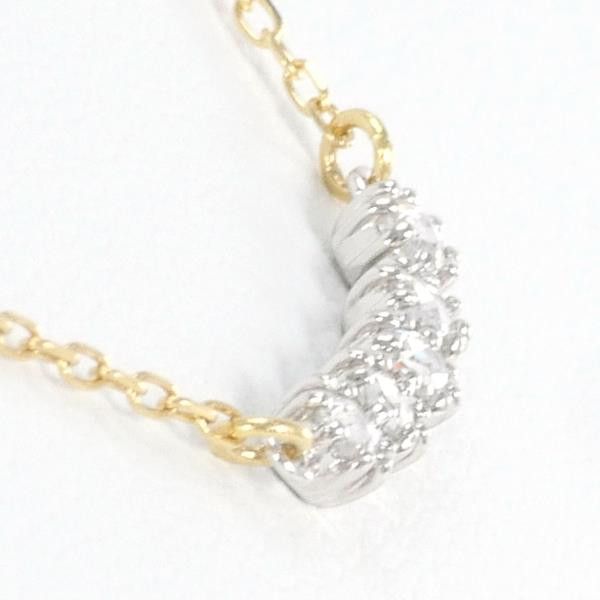 Other Other K18 Yellow Gold Diamond Necklace 45cm Metal Necklace in Great Condition Size ONE SIZE - 2 Thumbnail