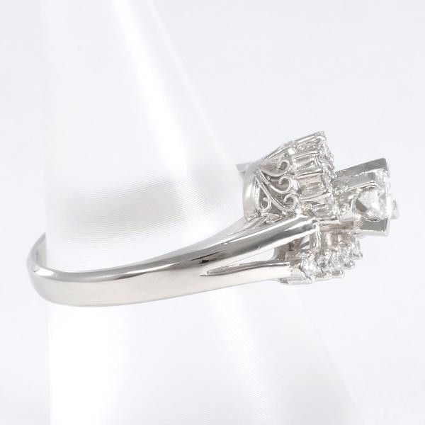 Other Other PT900 Platinum Diamond Ring Size 11 with Certificate Metal Ring in Great Condition Size ONE SIZE - 3 Thumbnail