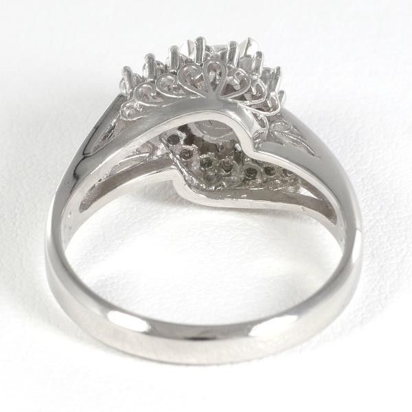 Other Other PT900 Platinum Diamond Ring Size 11 with Certificate Metal Ring in Great Condition Size ONE SIZE - 6 Thumbnail
