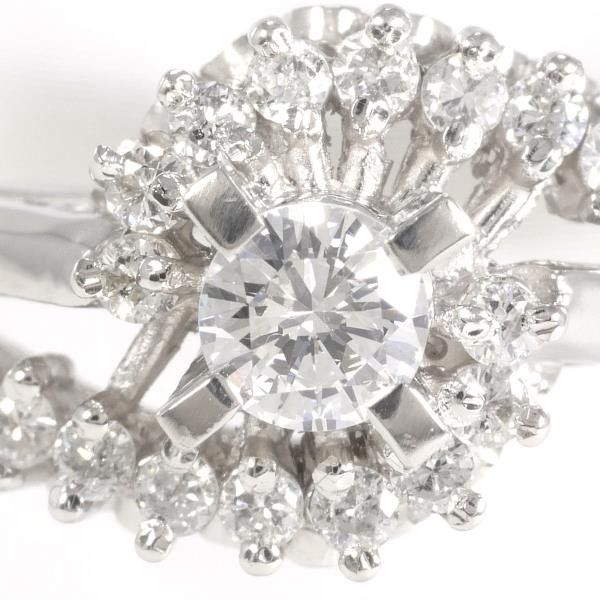 Other Other PT900 Platinum Diamond Ring Size 11 with Certificate Metal Ring in Great Condition Size ONE SIZE - 2 Thumbnail