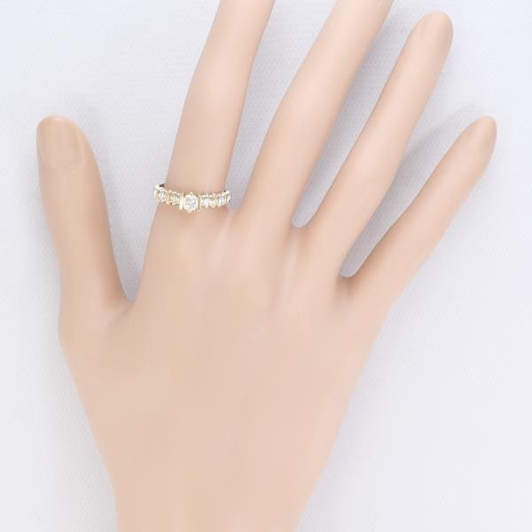 Other Other PT900 Platinum K18 Yellow Gold Diamond Ring Size 13 Metal Ring in Great Condition Size ONE SIZE - 4 Thumbnail