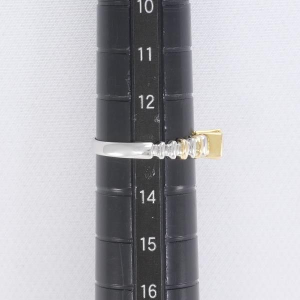 Other Other PT900 Platinum K18 Yellow Gold Diamond Ring Size 13 Metal Ring in Great Condition Size ONE SIZE - 7 Thumbnail