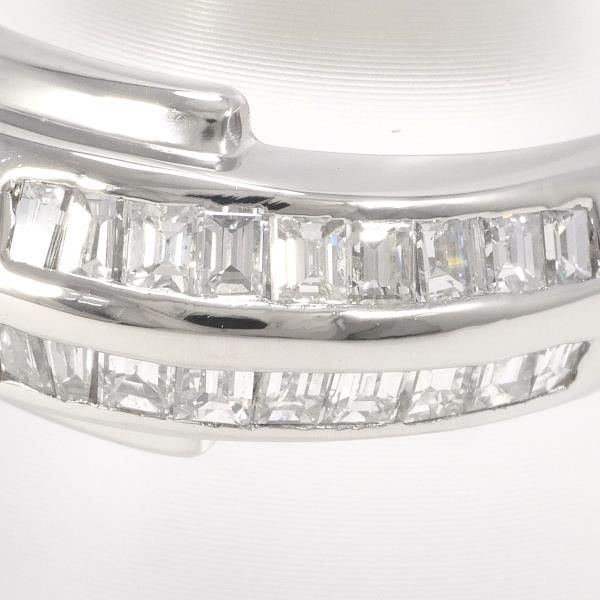 Other Other PT900 Platinum Diamond Ring 17 Size 0.87ct Metal Ring in Great Condition Size ONE SIZE - 2 Thumbnail