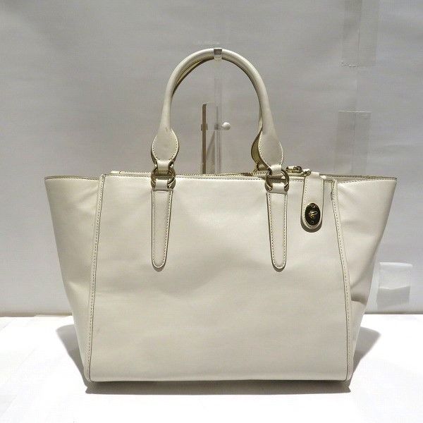 Coach Coach Coach Leather Pave Crosby Carryall Handbag 36585 Leather Handbag 36585 in Good Condition Size ONE SIZE - 2 Thumbnail