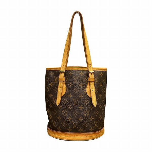 Louis Vuitton Louis Vuitton Louis Vuitton Monogram Petit Bucket Tote Bag M42238 Canvas Tote Bag M42238 in Fair Condition Size ONE SIZE - 2 Thumbnail