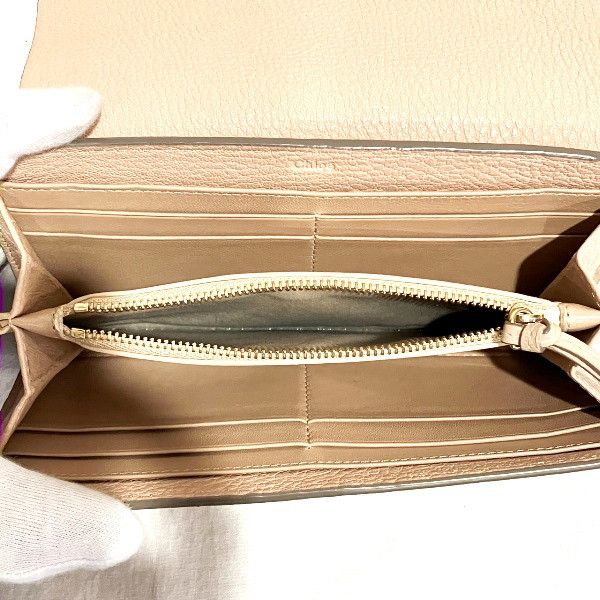 Chloe Chloe Chloe Drew Leather Long Wallet 3P0780 Leather Long Wallet 3P0780 in Good Condition Size ONE SIZE - 5 Thumbnail
