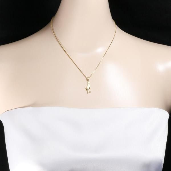 Other Other K18 Yellow Gold Diamond Necklace 40cm Metal Necklace in Great Condition Size ONE SIZE - 3 Thumbnail