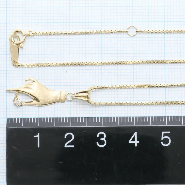 Other Other K18 Yellow Gold Diamond Necklace 40cm Metal Necklace in Great Condition Size ONE SIZE - 5 Thumbnail
